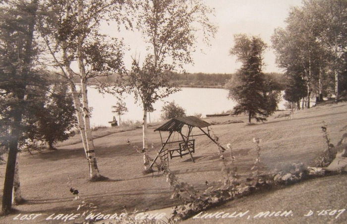Lost Lake Woods Club - Vintage Postcard (newer photo)